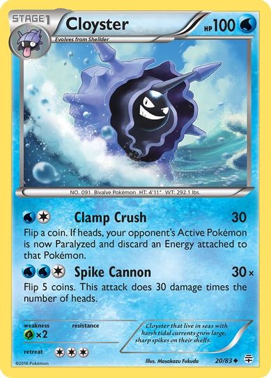 Cloyster (20/83) [Generations]