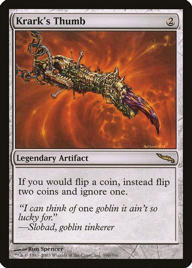 Krark's Thumb (190) [Mirrodin]