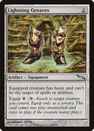 Lightning Greaves (199) [Mirrodin]