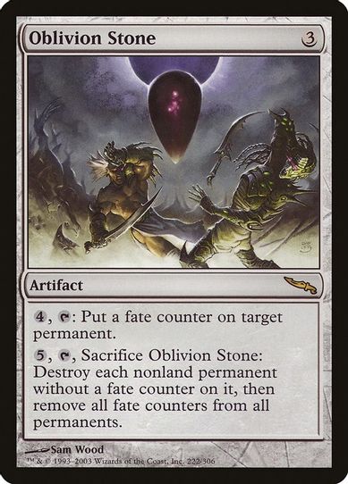 Oblivion Stone (222) [Mirrodin]