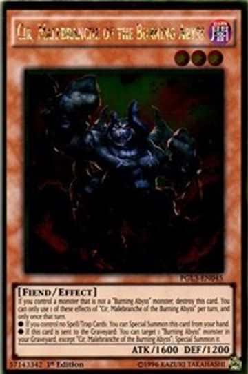 Cir, Malebranche of the Burning Abyss (PGL3-EN045) [Premium Gold: Infinite Gold]