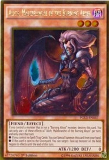 Alich, Malebranche of the Burning Abyss (PGL3-EN047) [Premium Gold: Infinite Gold]