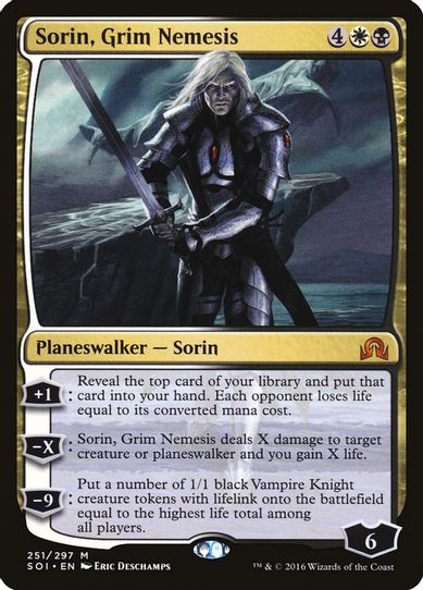 Sorin, Grim Nemesis (251) [Shadows over Innistrad]
