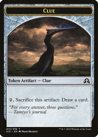 Clue Token (12) [Shadows over Innistrad]