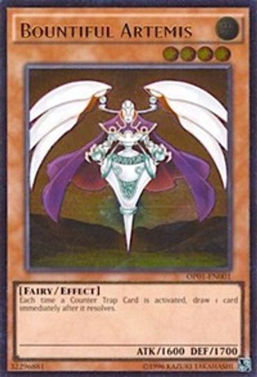 Bountiful Artemis (OP01-EN001) [OTS Tournament Pack 1]
