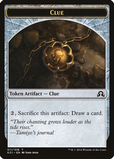 Clue Token (11) [Shadows over Innistrad]