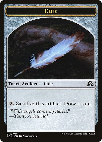 Clue Token (13) [Shadows over Innistrad]
