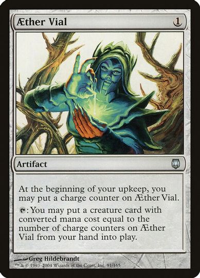 Aether Vial (91) [Darksteel]
