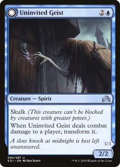 Uninvited Geist (94) [Shadows over Innistrad]