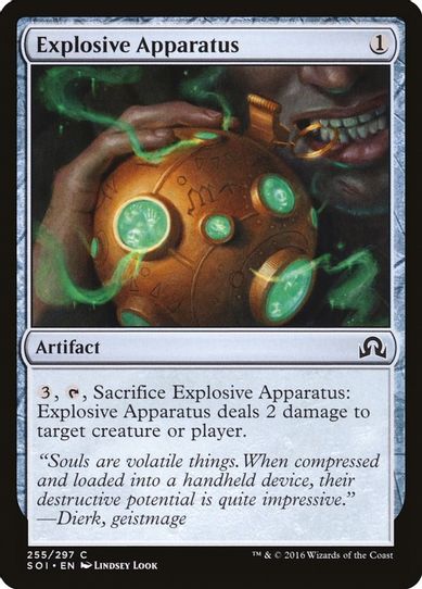 Explosive Apparatus (255) [Shadows over Innistrad]