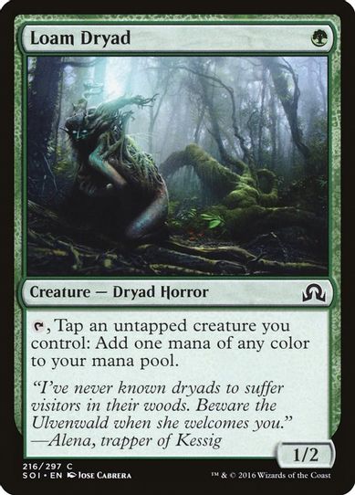 Loam Dryad (216) [Shadows over Innistrad]