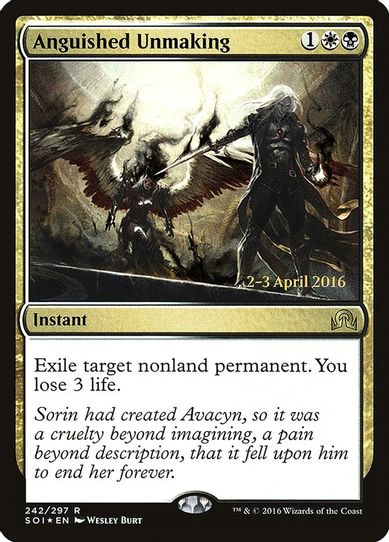 Anguished Unmaking (242) [Prerelease Cards]