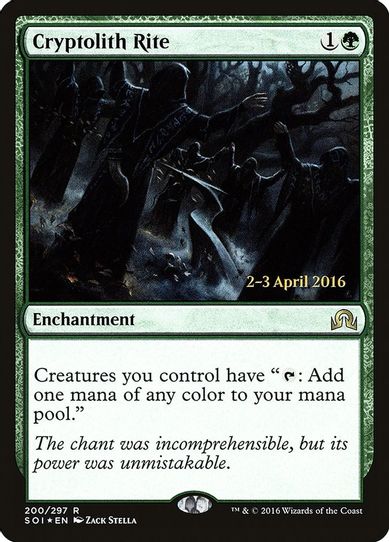 Cryptolith Rite (200) [Prerelease Cards]