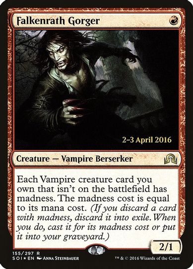 Falkenrath Gorger (155) [Prerelease Cards]