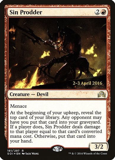 Sin Prodder (181) [Prerelease Cards]