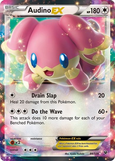 Audino EX (84/124) [XY : Fates Collide]