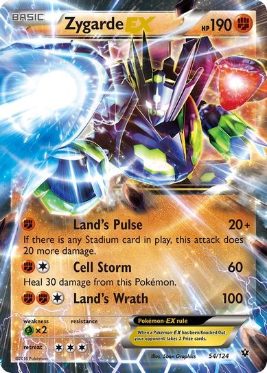 Zygarde EX (54/124) [XY : Fates Collide]