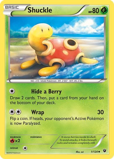 Shuckle (1/124) [XY : Fates Collide]