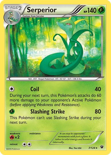 Serperior (7/124) [XY : Fates Collide]