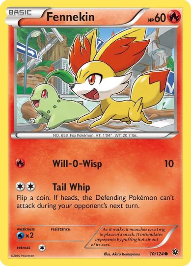 Fennekin (10/124) [XY : Fates Collide]