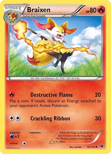 Braixen (12/124) [XY : Fates Collide]