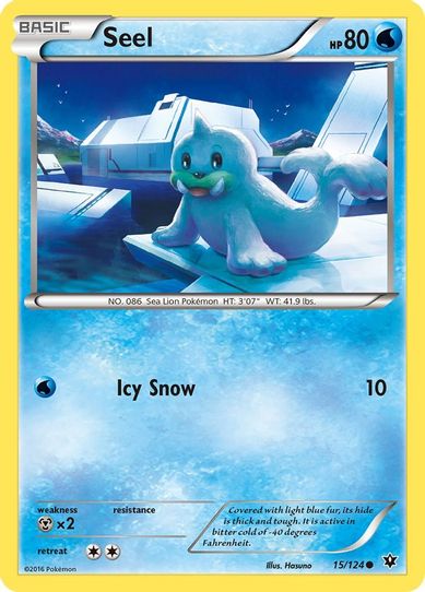 Seel (15/124) [XY : Fates Collide]
