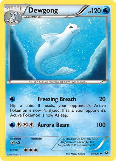 Dewgong (16/124) [XY : Fates Collide]