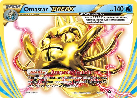 Omastar BREAK (19/124) [XY : Fates Collide]