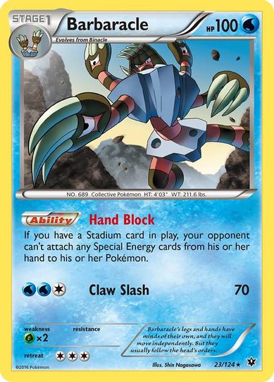 Barbaracle (23/124) [XY : Fates Collide]