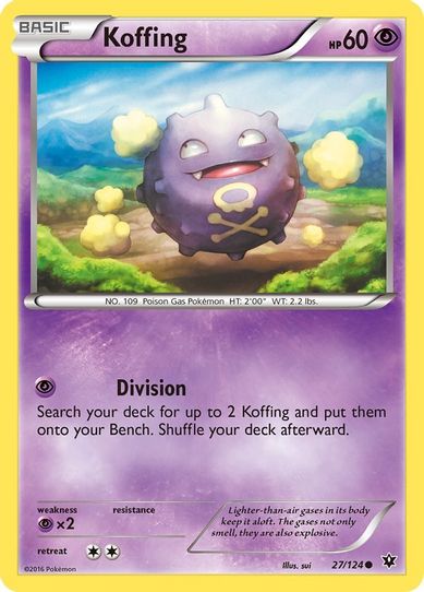 Koffing (27/124) [XY : Fates Collide]