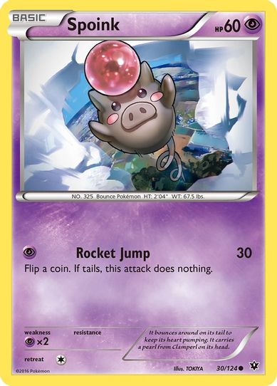 Spoink (30/124) [XY : Fates Collide]