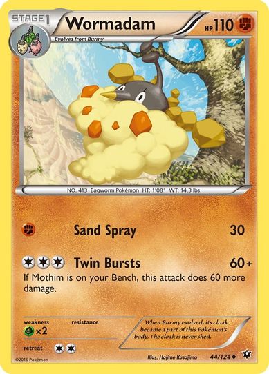 Wormadam (44/124) [XY : Fates Collide]