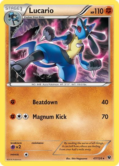 Lucario (47/124) [XY : Fates Collide]