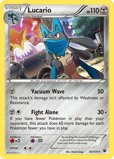 Lucario (63/124) [XY : Fates Collide]