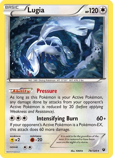 Lugia (78/124) [XY : Fates Collide]