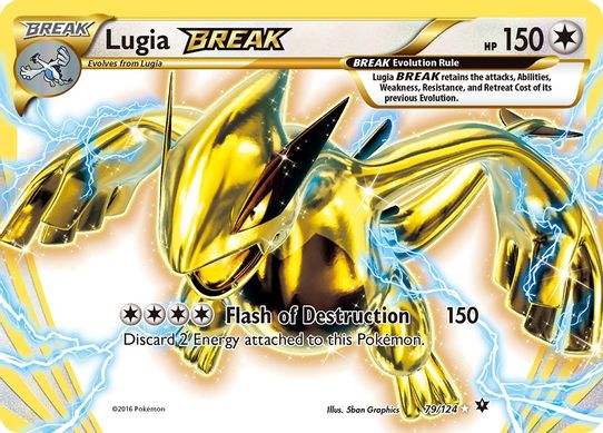 Pokemon - Lugia Break (79/124) - XY Fates Collide - Holo : :  Brinquedos e Jogos