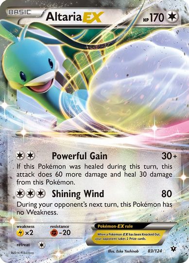 Altaria EX (83/124) [XY : Fates Collide]