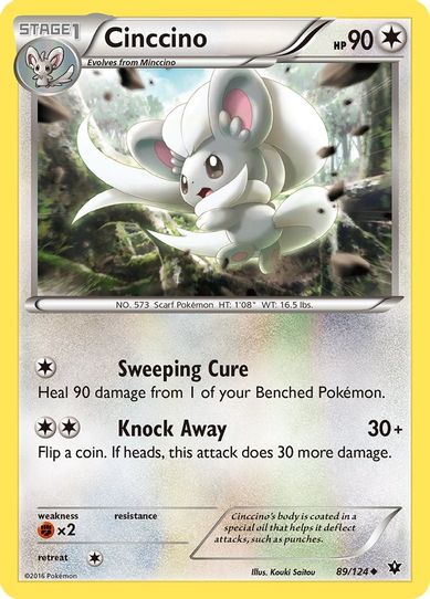 Cinccino (89/124) [XY : Fates Collide]