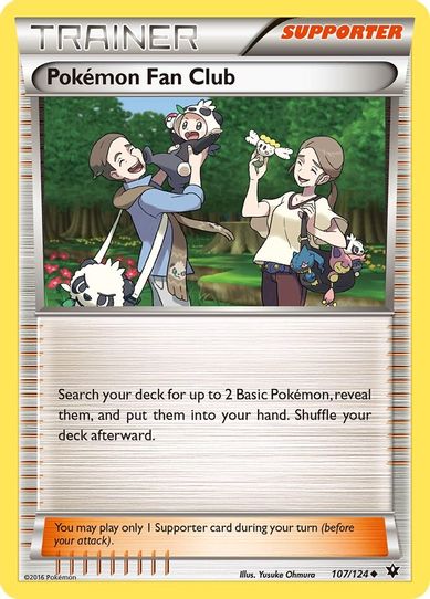 Pokemon Fan Club (107/124) [XY : Fates Collide]