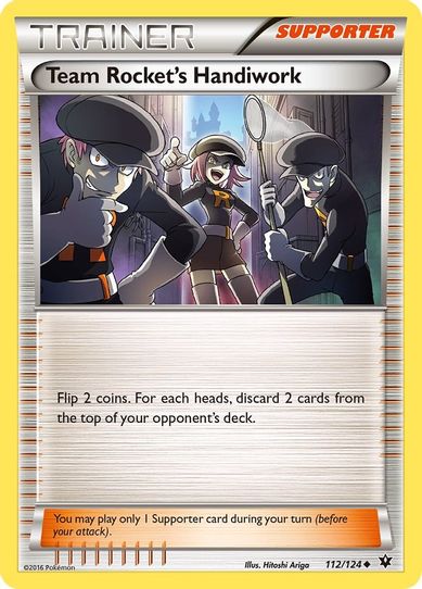 Team Rocket's Handiwork (112/124) [XY : Fates Collide]