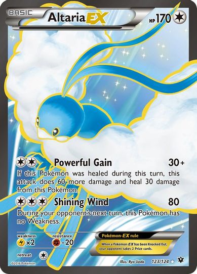 Altaria EX (Full Art) (123/124) [XY : Fates Collide]