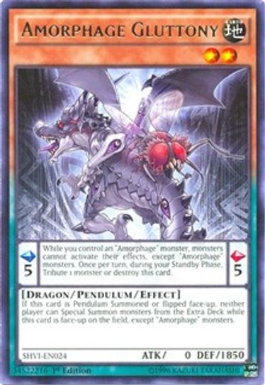 Amorphage Gluttony (SHVI-EN024) [Shining Victories]