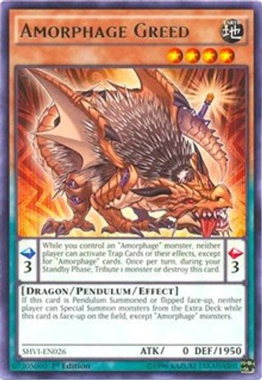 Amorphage Greed (SHVI-EN026) [Shining Victories]