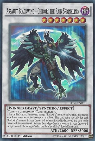 Assault Blackwing - Chidori the Rain Sprinkling (SHVI-EN051) [Shining Victories]