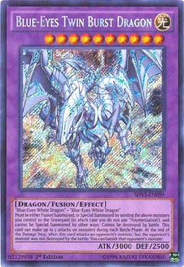 Blue-Eyes Twin Burst Dragon (SHVI-EN099) [Shining Victories]
