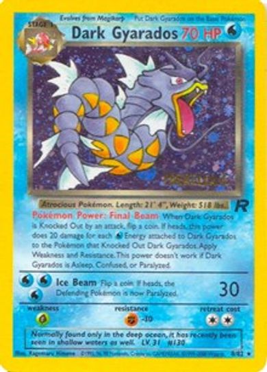Dark Gyarados (Prerelease Promo) (8/63) [WoTC Promo]