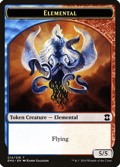 Elemental Token (Multicolor) (14) [Eternal Masters]