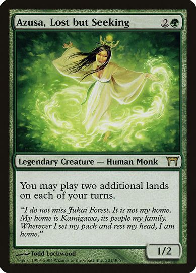 Azusa, Lost but Seeking (201) [Champions of Kamigawa]
