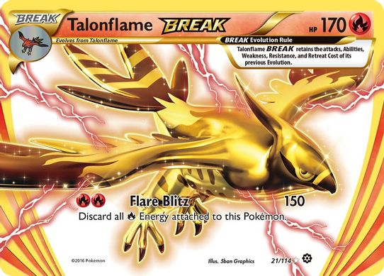 Talonflame BREAK (21/114) [XY: Steam Siege]