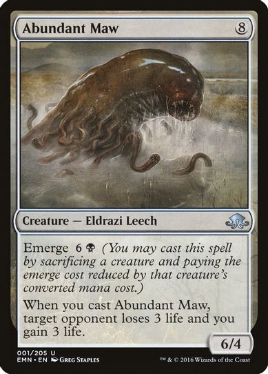 Abundant Maw (1) [Eldritch Moon]